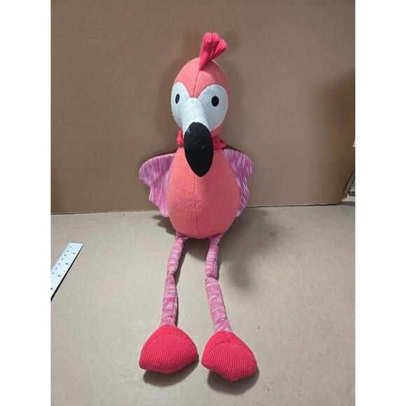 20"‎ Pillowfort Flamingo Throw Pillow Plush Large Floppy Knit Bird - Picture 1 of 5